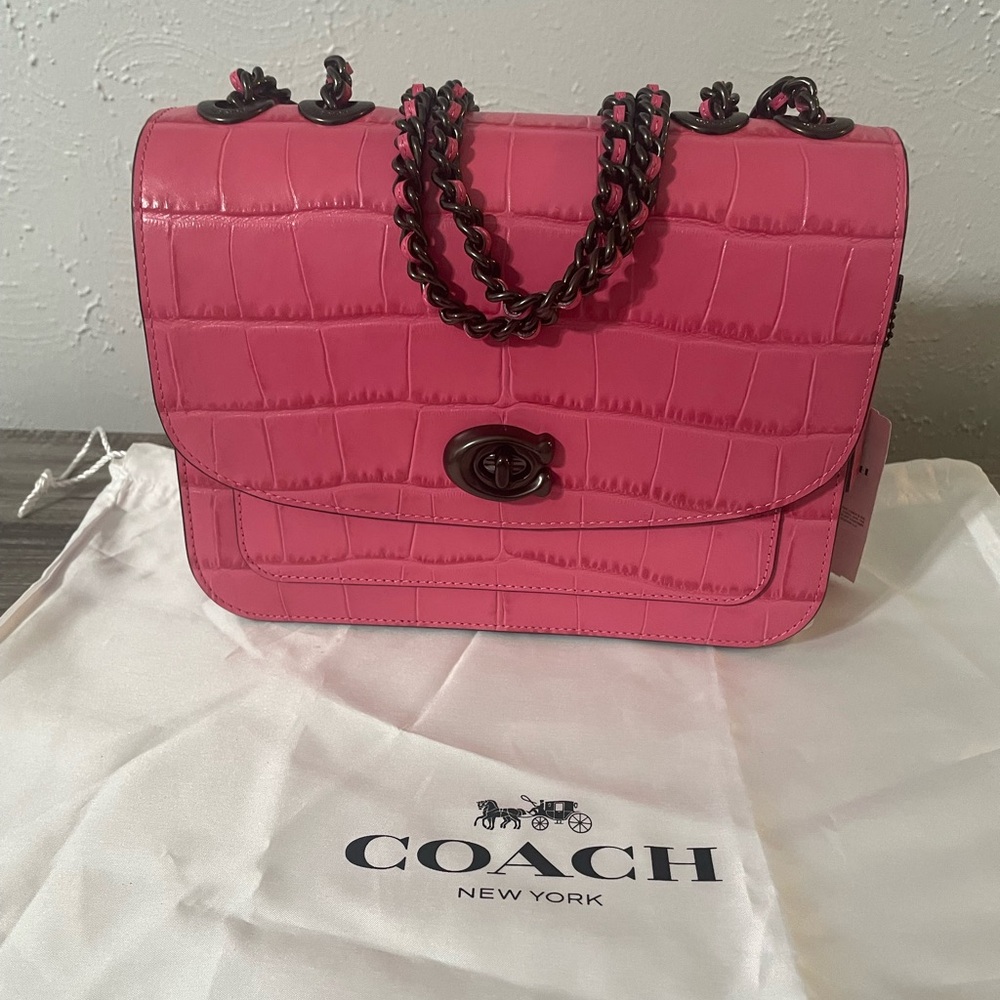 COACH Confetti Pink Madison Shoulder Bag